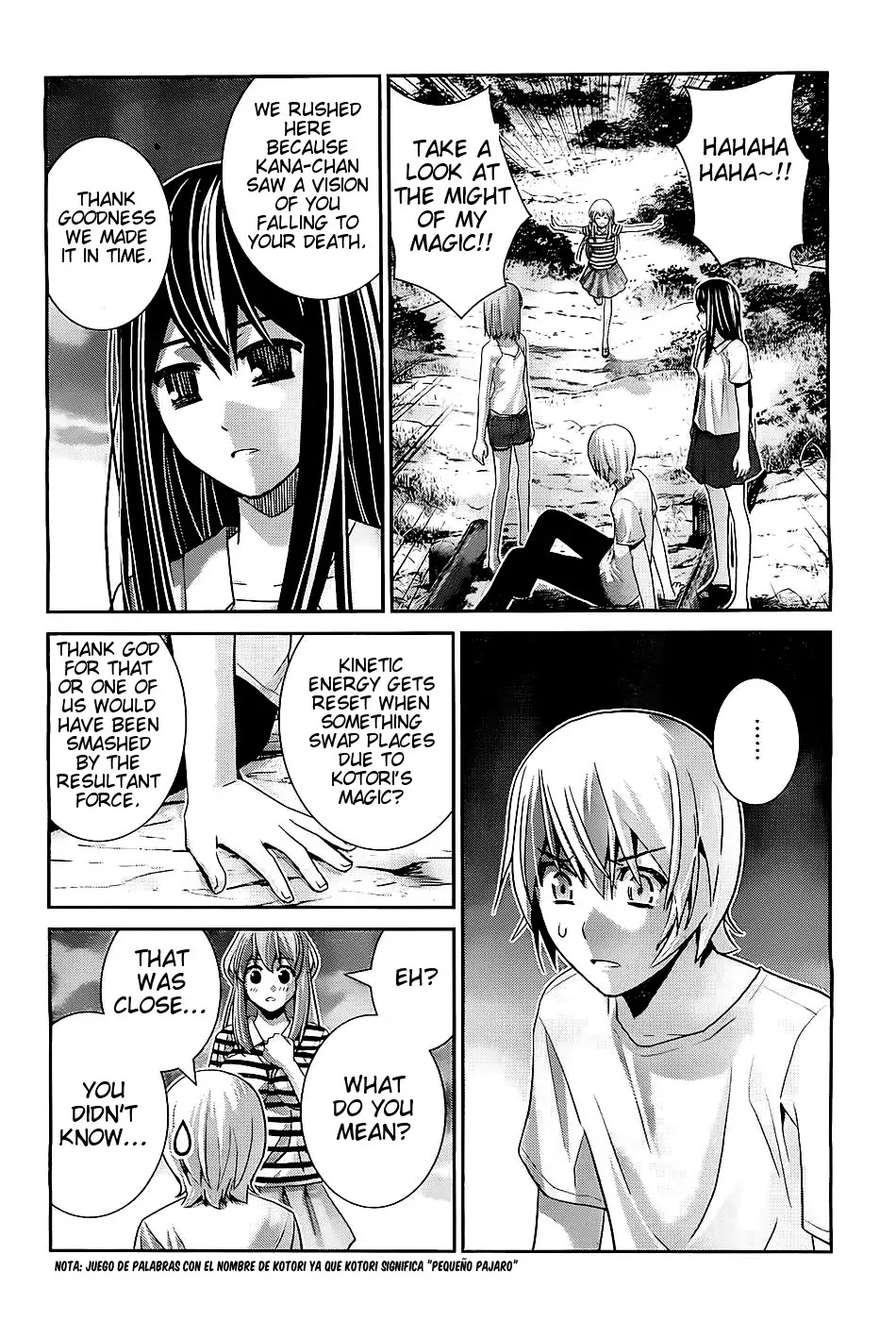Gokukoku no Brynhildr Chapter 63 page 14 - Chapter 63 : Holding Hands
