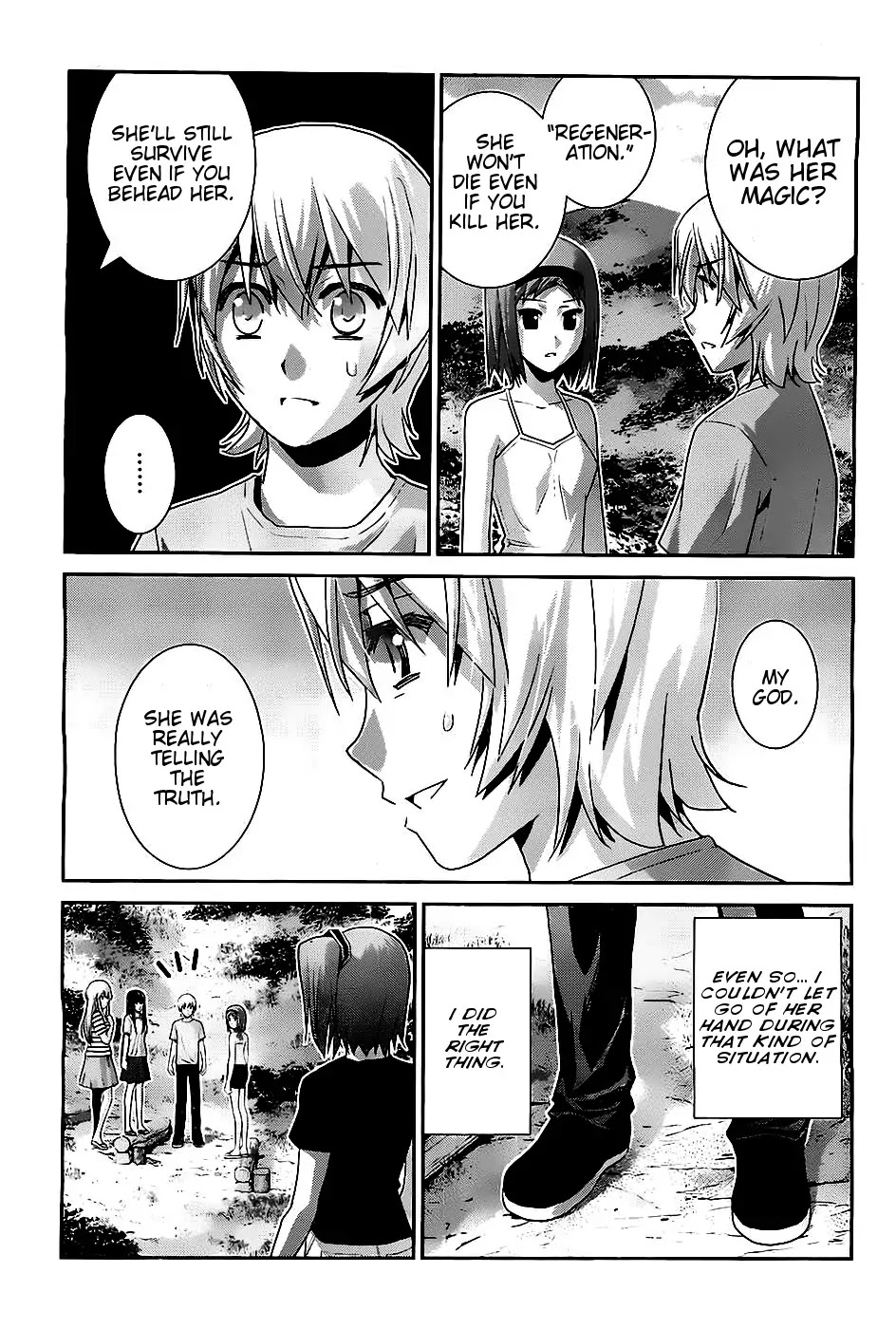 Gokukoku no Brynhildr Chapter 63 page 17 - Chapter 63 : Holding Hands