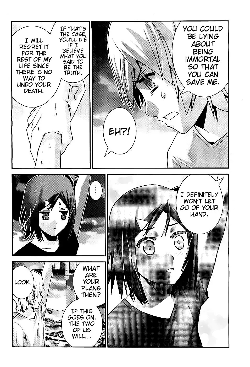 Gokukoku no Brynhildr Chapter 63 page 4 - Chapter 63 : Holding Hands