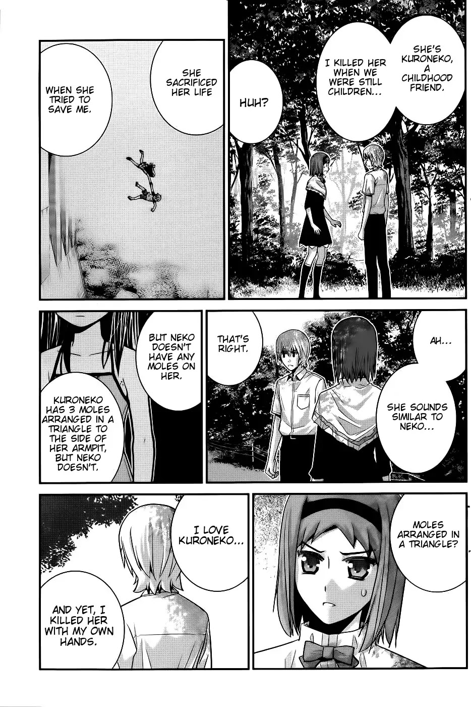 Gokukoku no Brynhildr Chapter 68 page 4 - Chapter 68 : The Secret Triangle