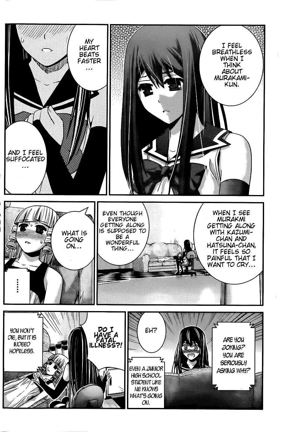 Gokukoku no Brynhildr Chapter 68 page 9 - Chapter 68 : The Secret Triangle