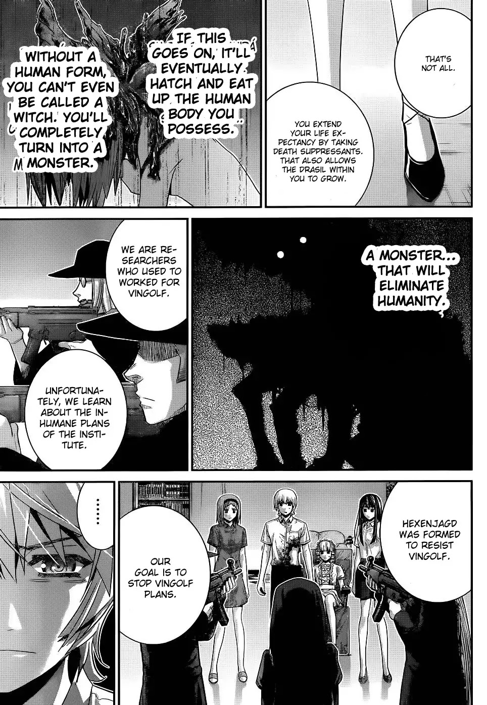 Gokukoku no Brynhildr Chapter 74 page 9 - Chapter 74 : The Truth About Witches