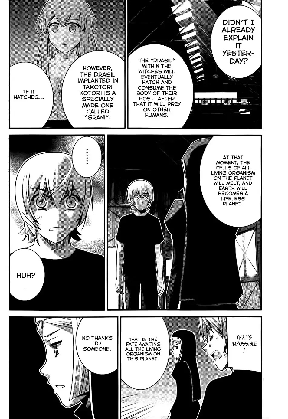 Gokukoku no Brynhildr Chapter 76 page 17 - Chapter 76 : Special Girl