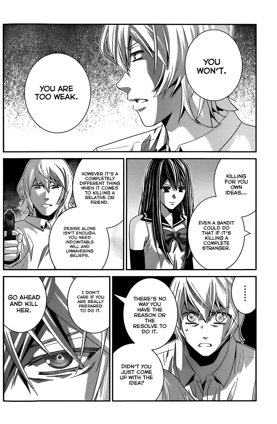 Gokukoku no Brynhildr Chapter 85 page 11 - Chapter 85 : Intimidation