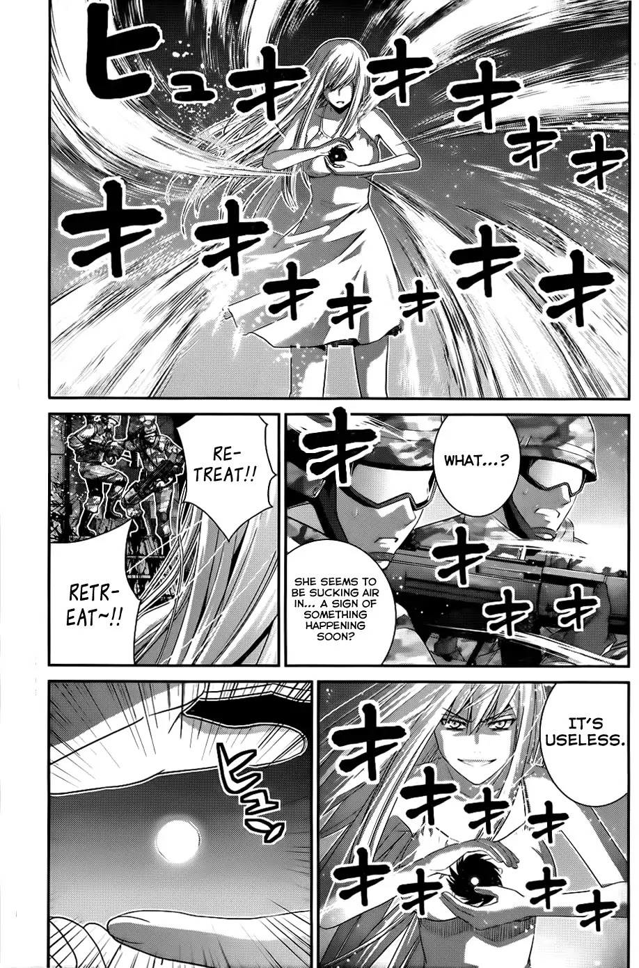 Gokukoku no Brynhildr Chapter 85 page 4 - Chapter 85 : Intimidation