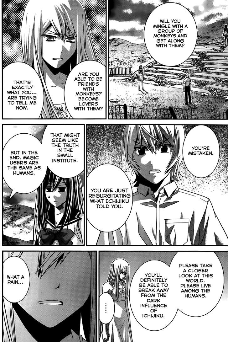 Gokukoku no Brynhildr Chapter 93 page 11 - Chapter 93 : Boy and Knife