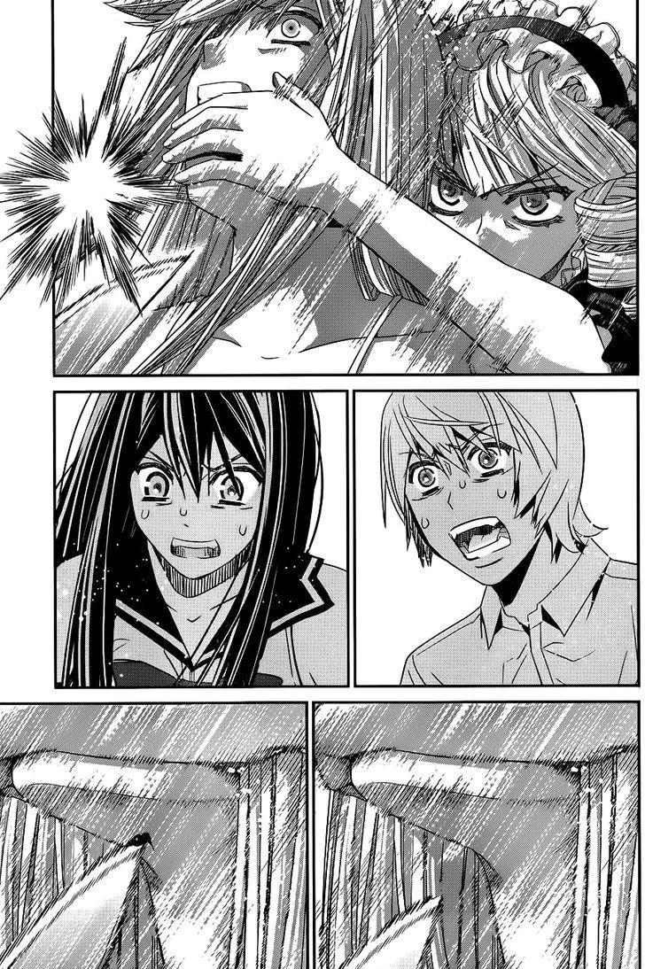 Gokukoku no Brynhildr Chapter 93 page 16 - Chapter 93 : Boy and Knife