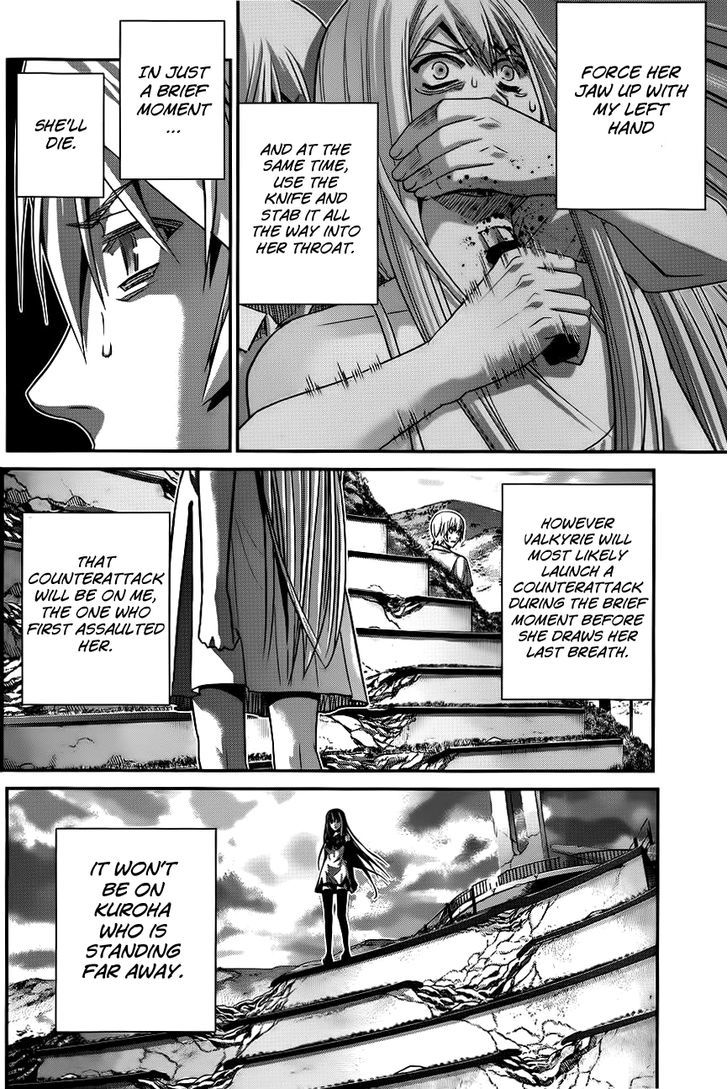 Gokukoku no Brynhildr Chapter 93 page 5 - Chapter 93 : Boy and Knife