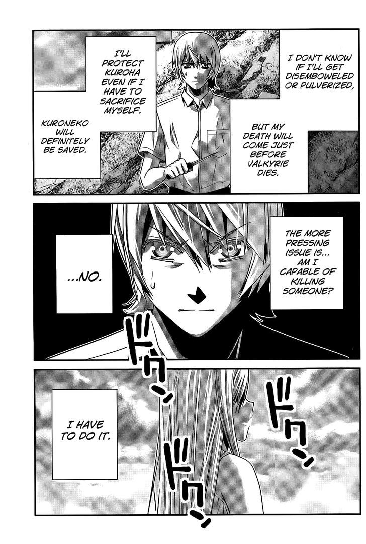 Gokukoku no Brynhildr Chapter 93 page 6 - Chapter 93 : Boy and Knife