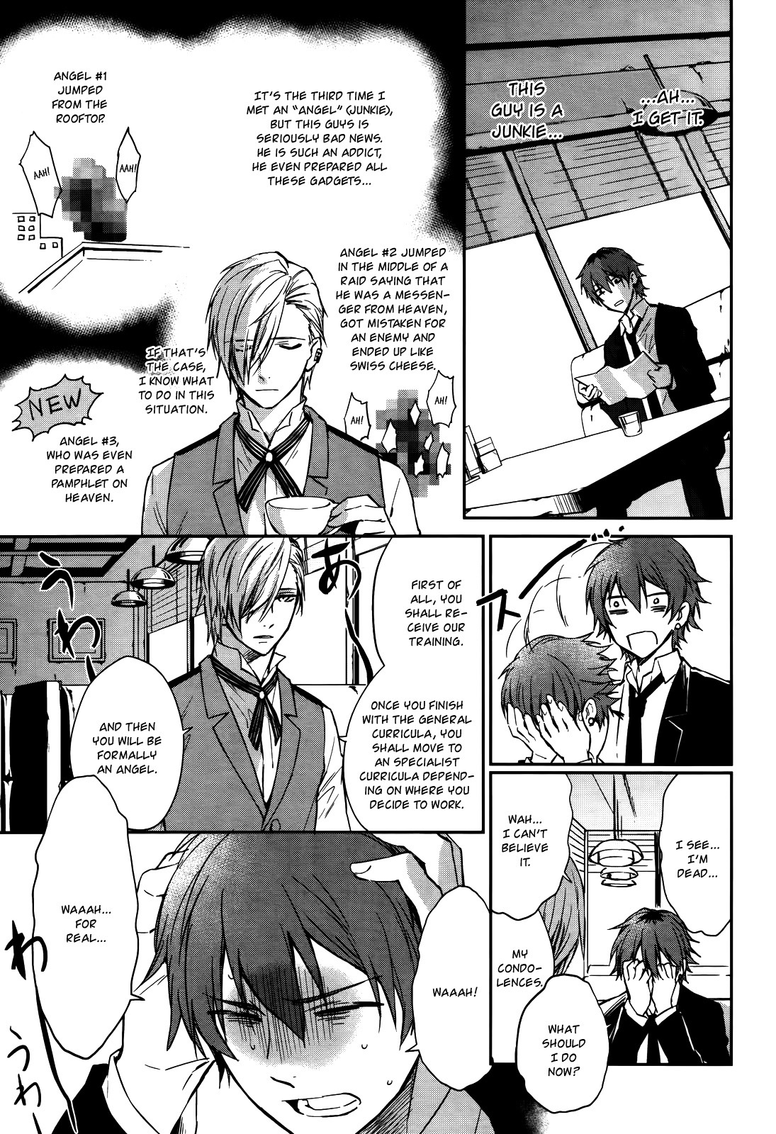 Gokurakuchou Dead End Chapter 1 page 23 - Chapter 1: The Hitman Dies.