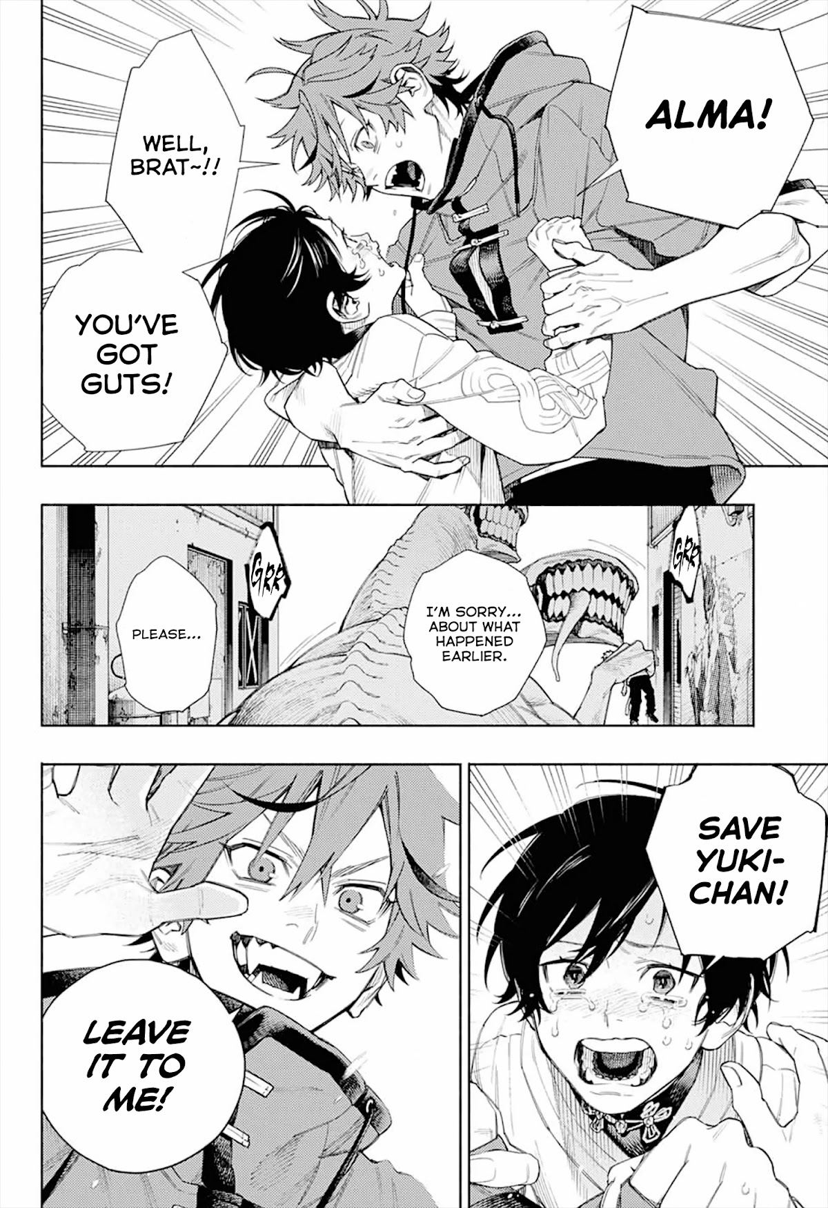 Gokurakugai Chapter 1 page 43 - Chapter 1: Gokuraku District’s Troubleshooters Office