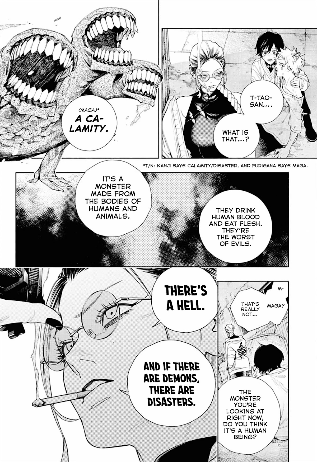 Gokurakugai Chapter 1 page 51 - Chapter 1: Gokuraku District’s Troubleshooters Office