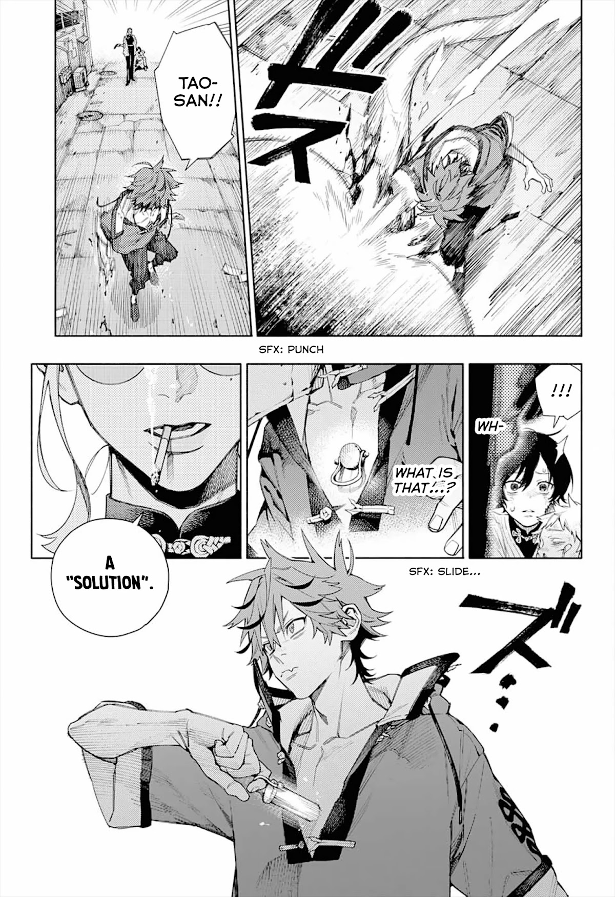 Gokurakugai Chapter 1 page 54 - Chapter 1: Gokuraku District’s Troubleshooters Office
