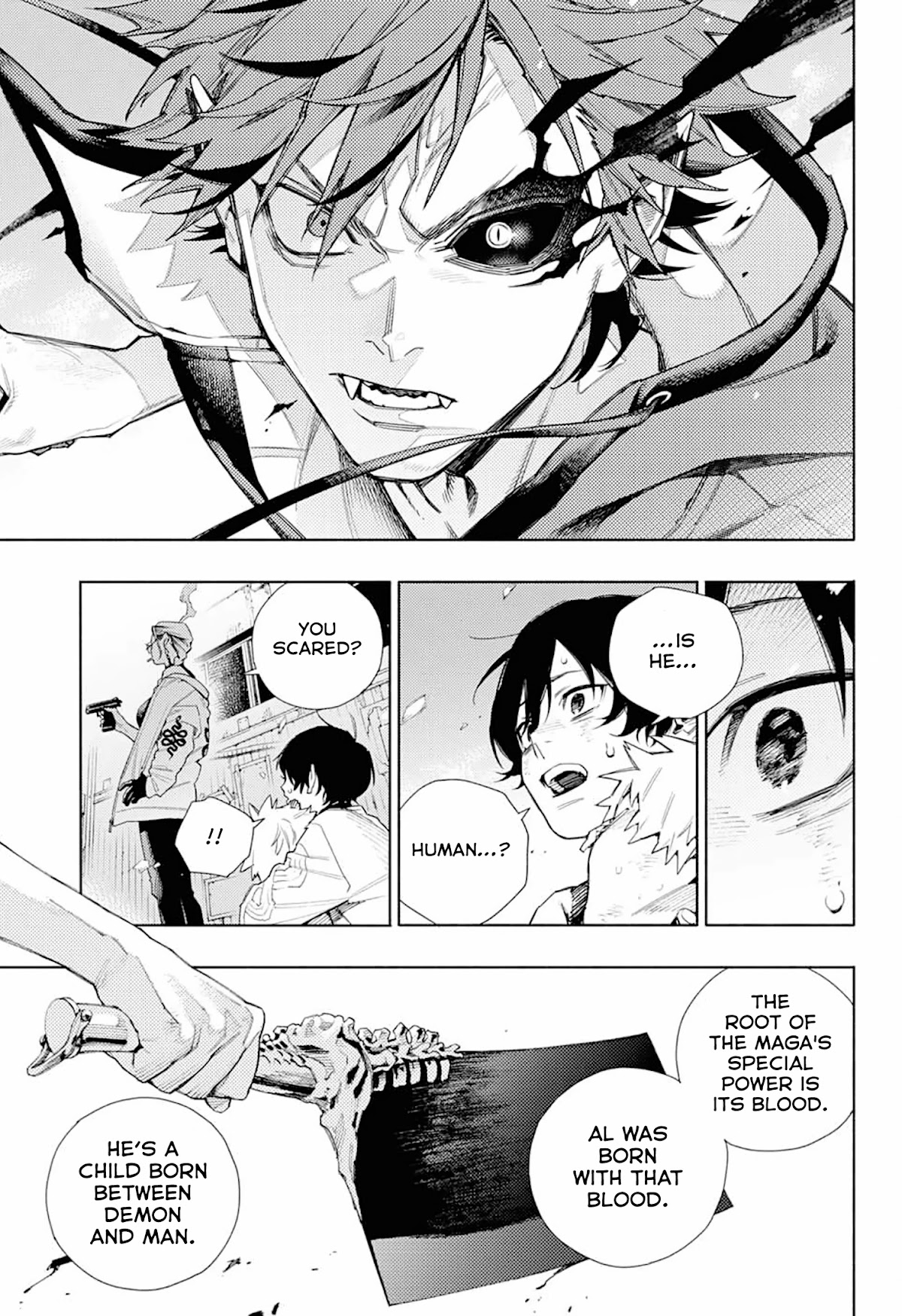 Gokurakugai Chapter 1 page 56 - Chapter 1: Gokuraku District’s Troubleshooters Office