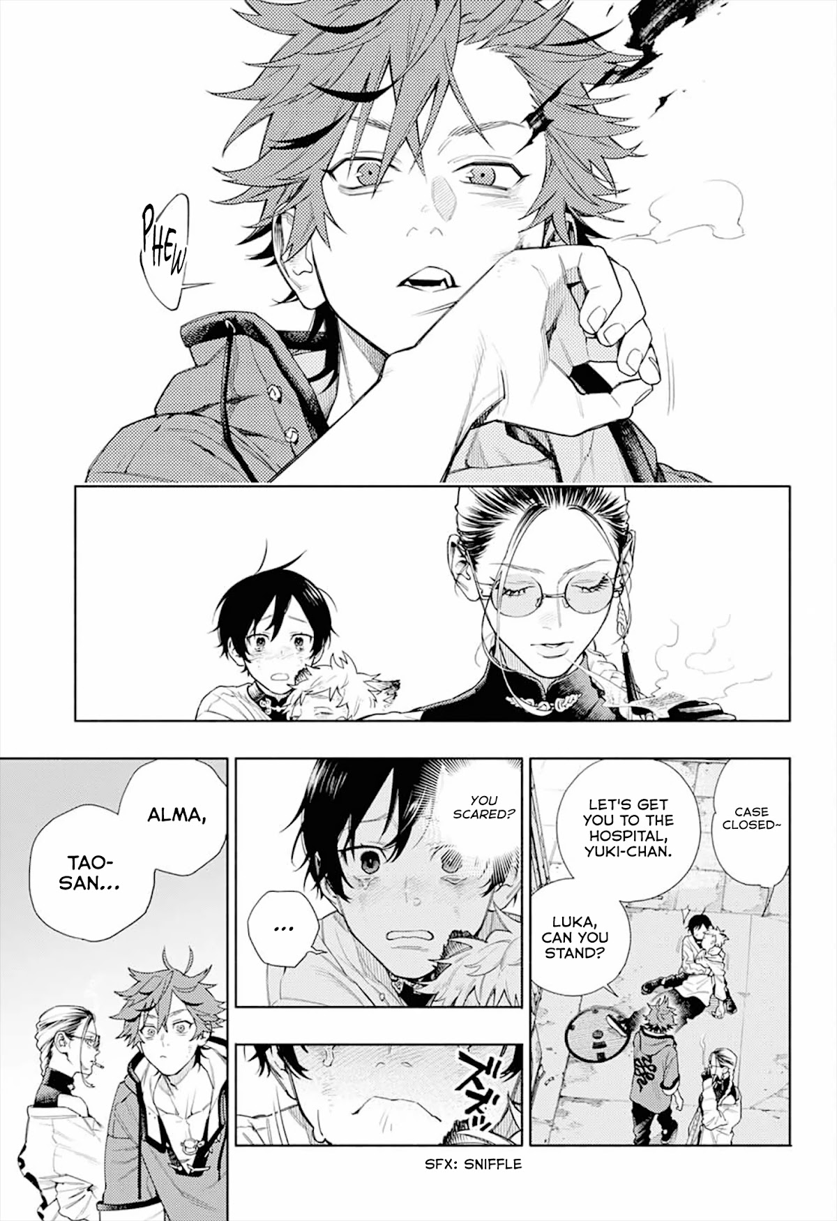 Gokurakugai Chapter 1 page 61 - Chapter 1: Gokuraku District’s Troubleshooters Office