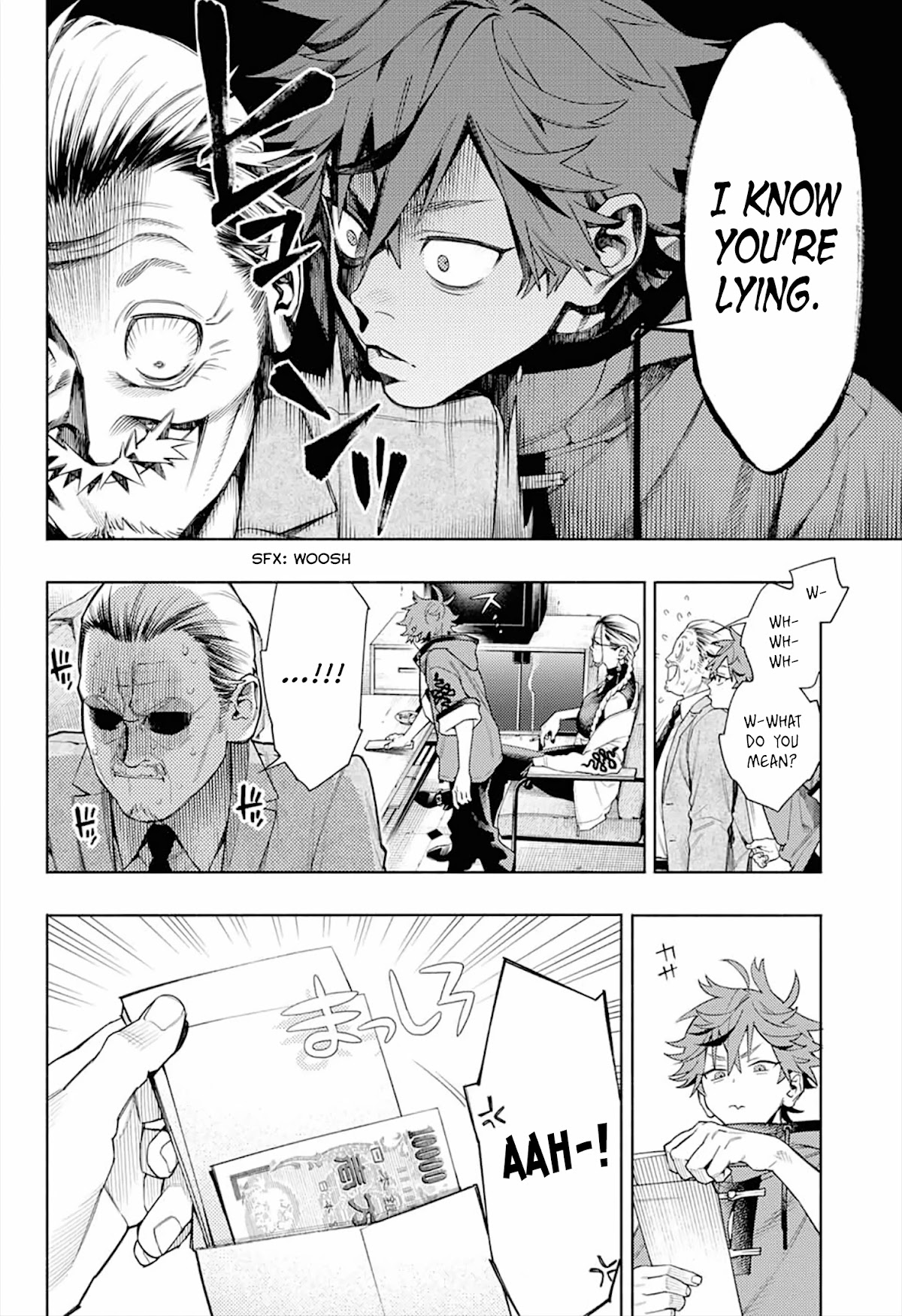 Gokurakugai Chapter 1 page 8 - Chapter 1: Gokuraku District’s Troubleshooters Office