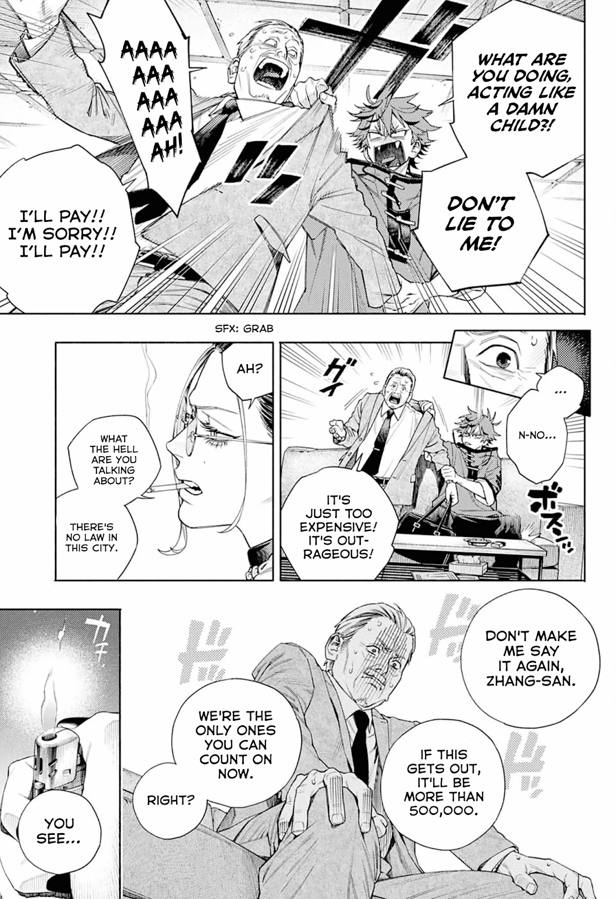 Gokurakugai Chapter 1 page 9 - Chapter 1: Gokuraku District’s Troubleshooters Office