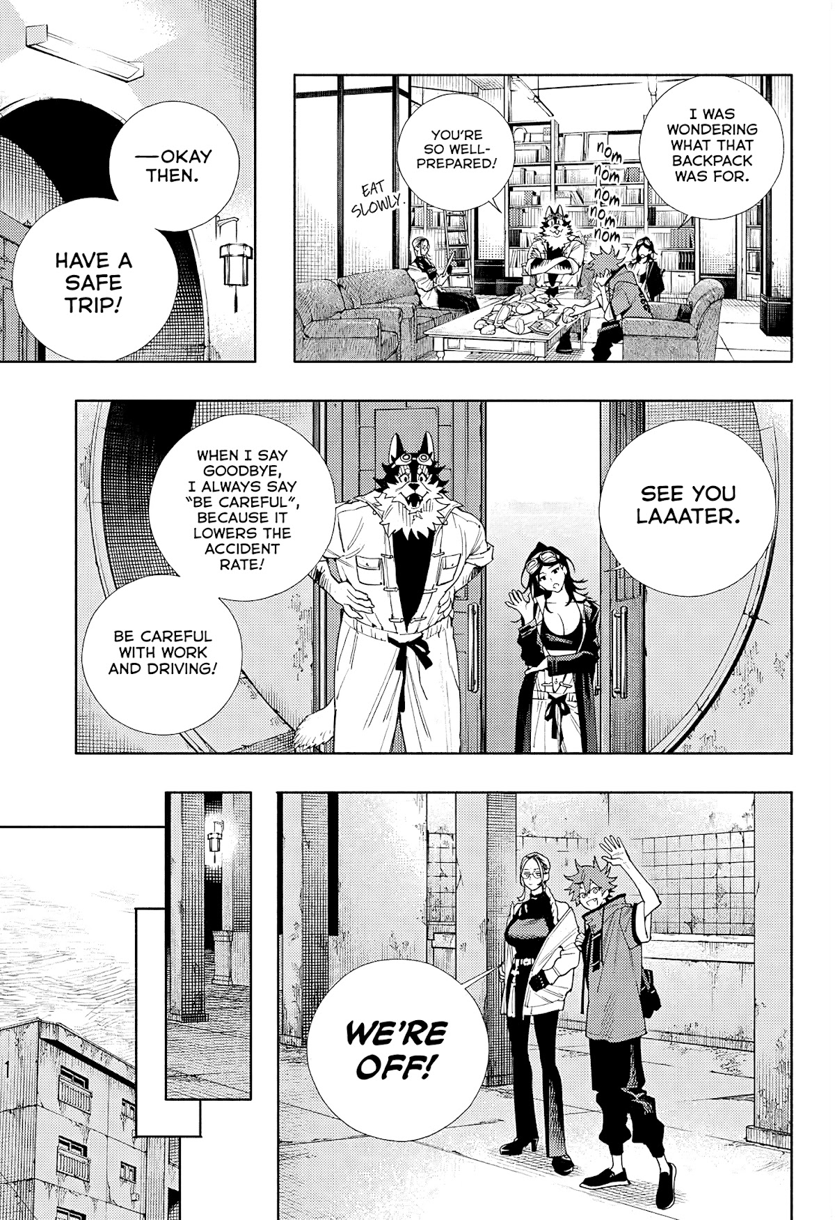 Gokurakugai Chapter 2 page 13 - Chapter 2: Home