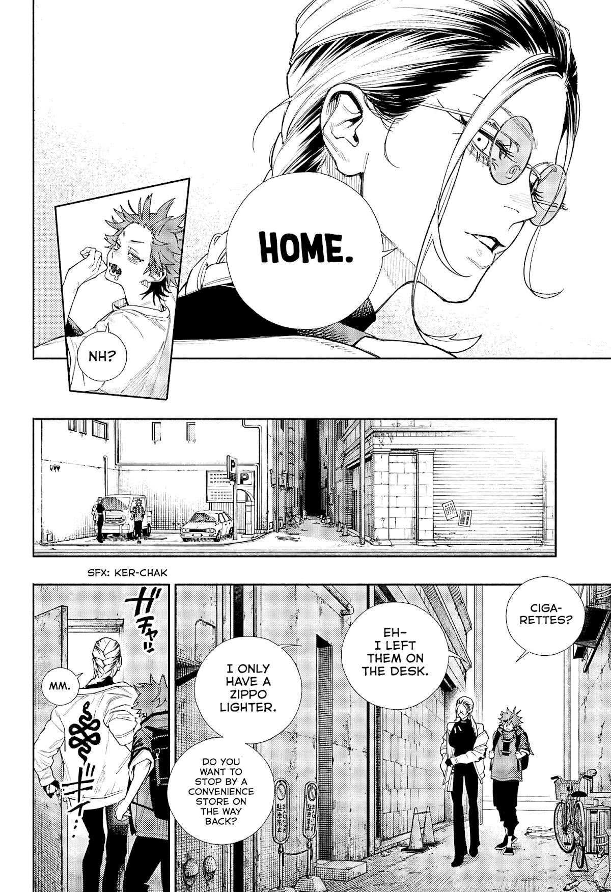 Gokurakugai Chapter 2 page 3 - Chapter 2: Home