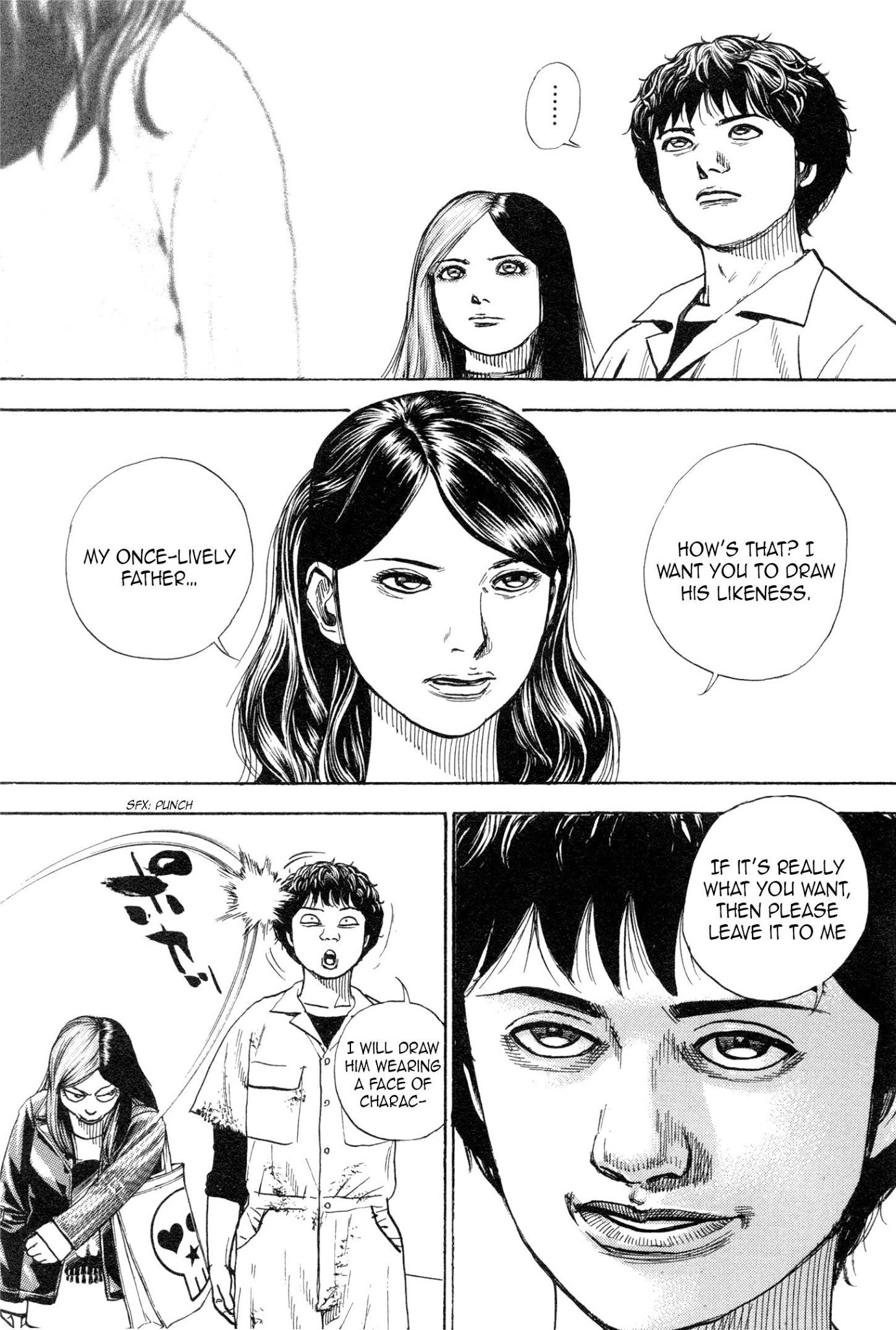 Gokusai Chapter 2 page 13 - Chapter 2: A potrait artist's Job