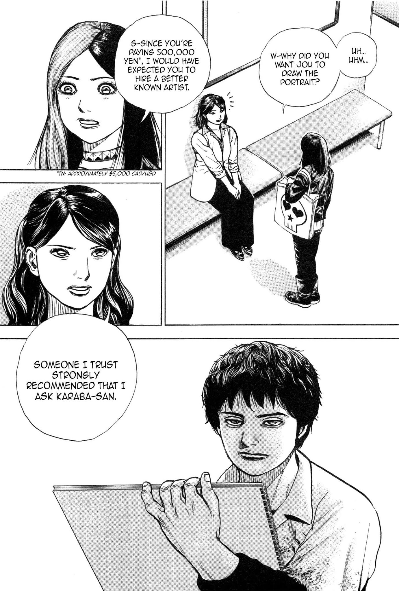 Gokusai Chapter 2 page 15 - Chapter 2: A potrait artist's Job