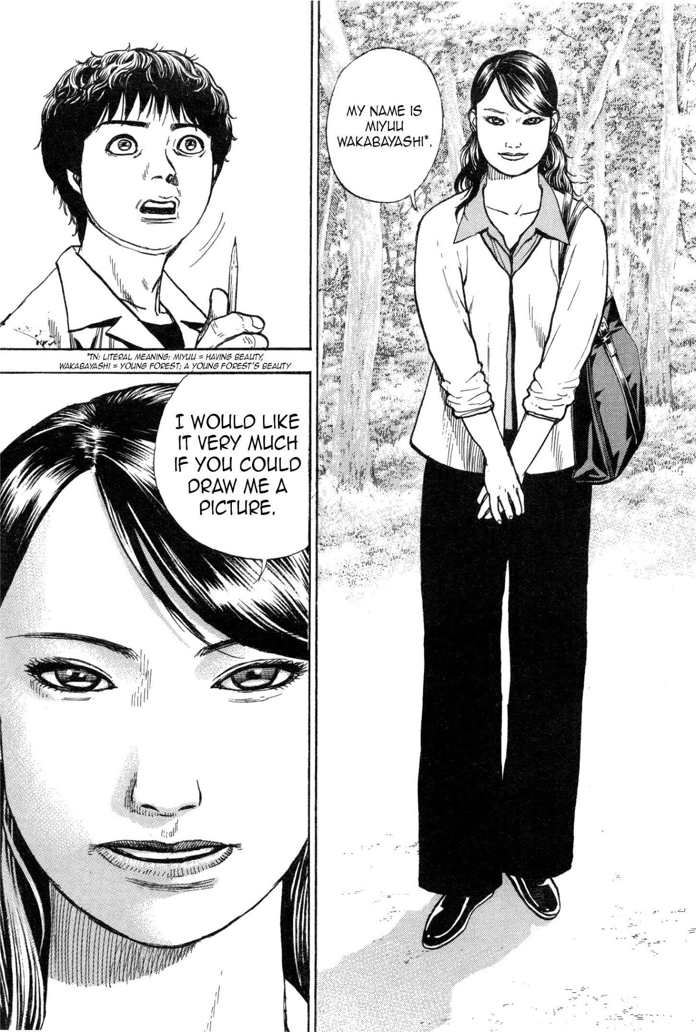 Gokusai Chapter 2 page 7 - Chapter 2: A potrait artist's Job