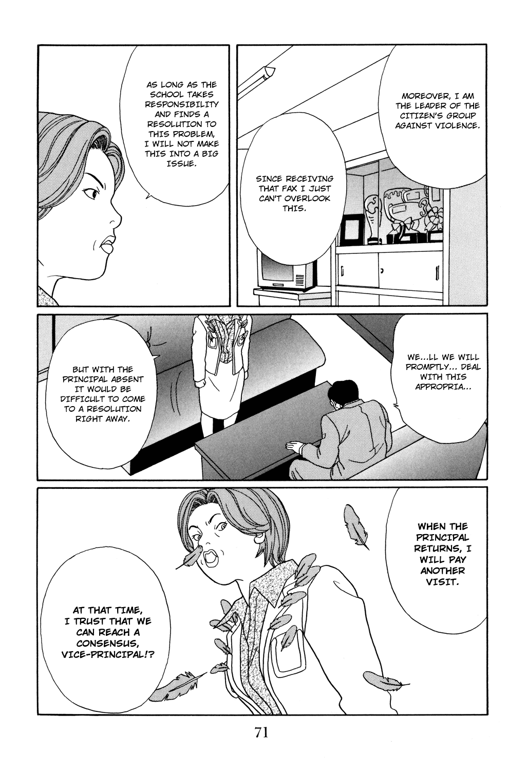 Gokusen Chapter 121 page 8 - Chapter 121: Obasan with the Red Feathers