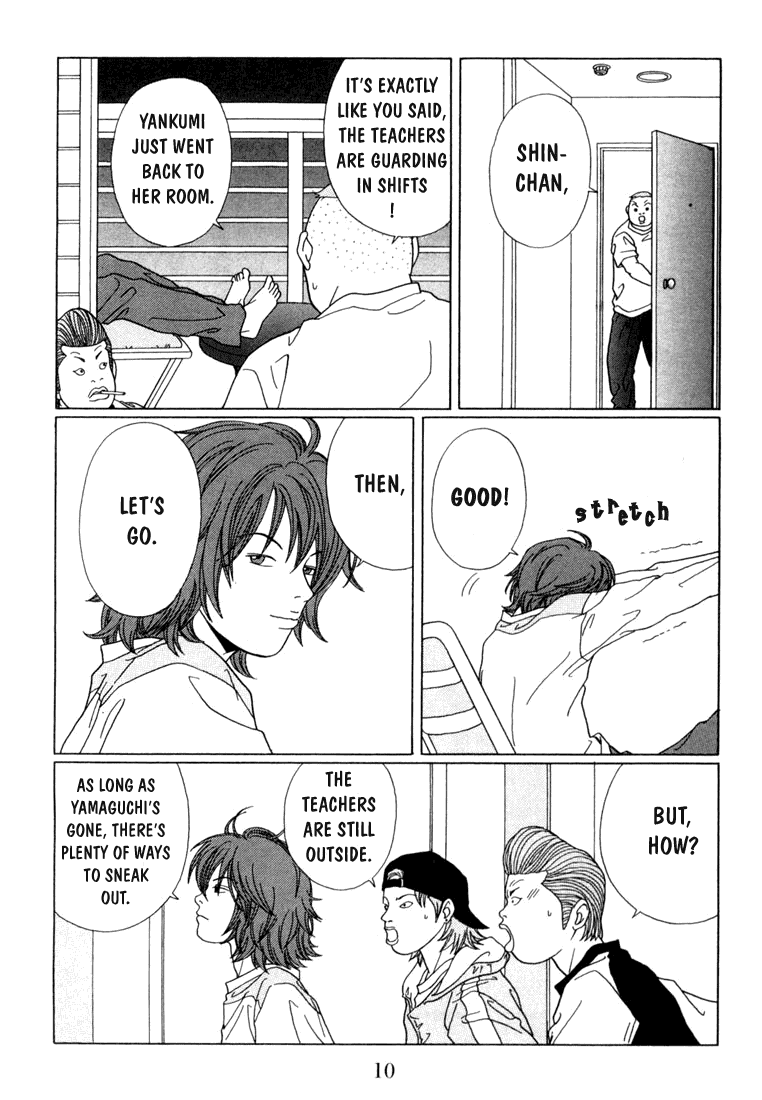 Gokusen Chapter 61 page 10 - Chapter 61: Shirokin Boy's Escape!!