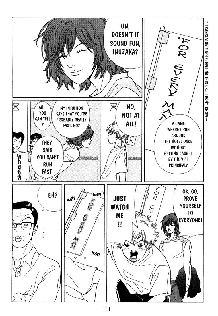 Gokusen Chapter 61 page 11 - Chapter 61: Shirokin Boy's Escape!!