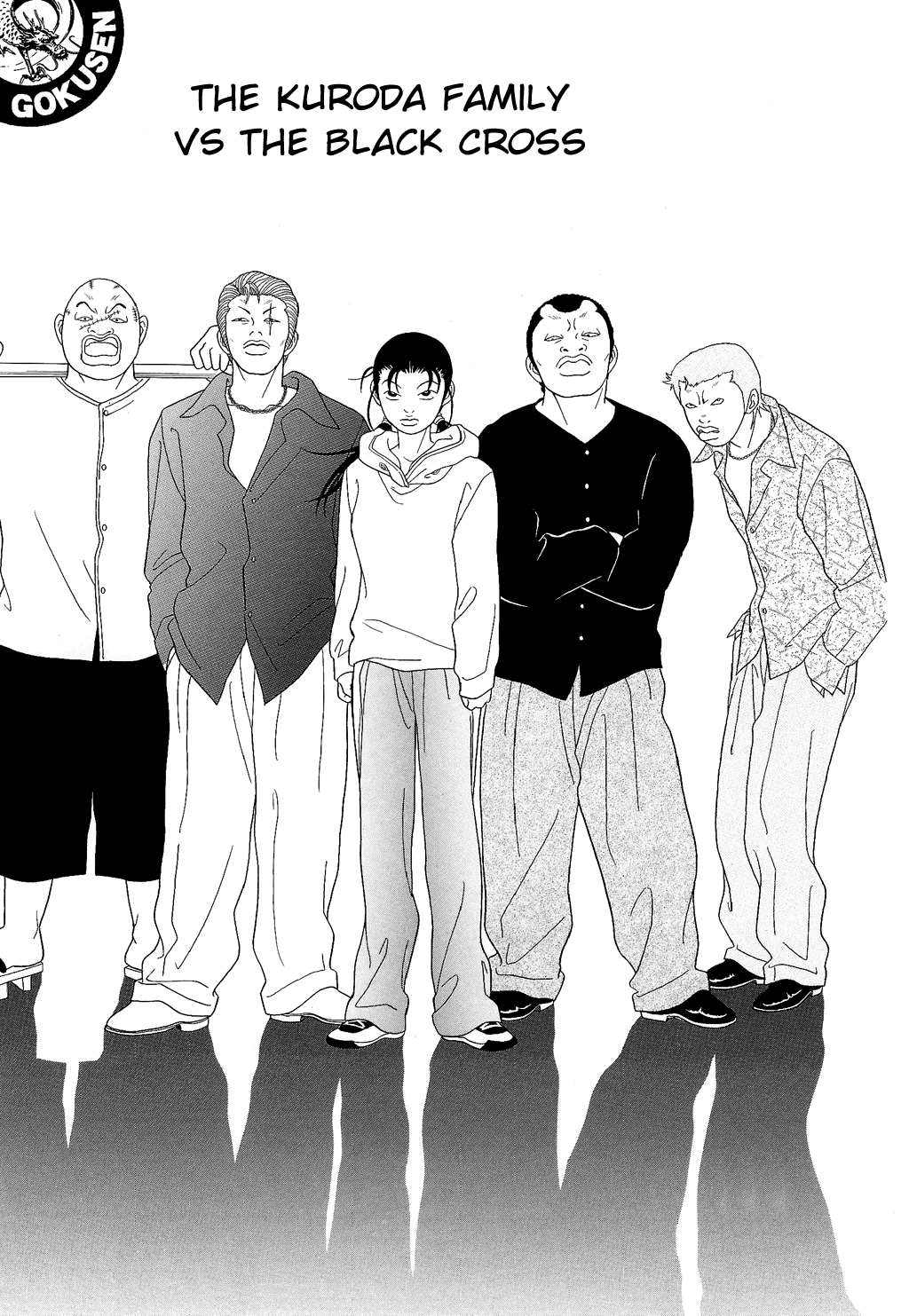 Gokusen Chapter 91 page 1 - Chapter 91: The Kuroda Family vs The Black Cross