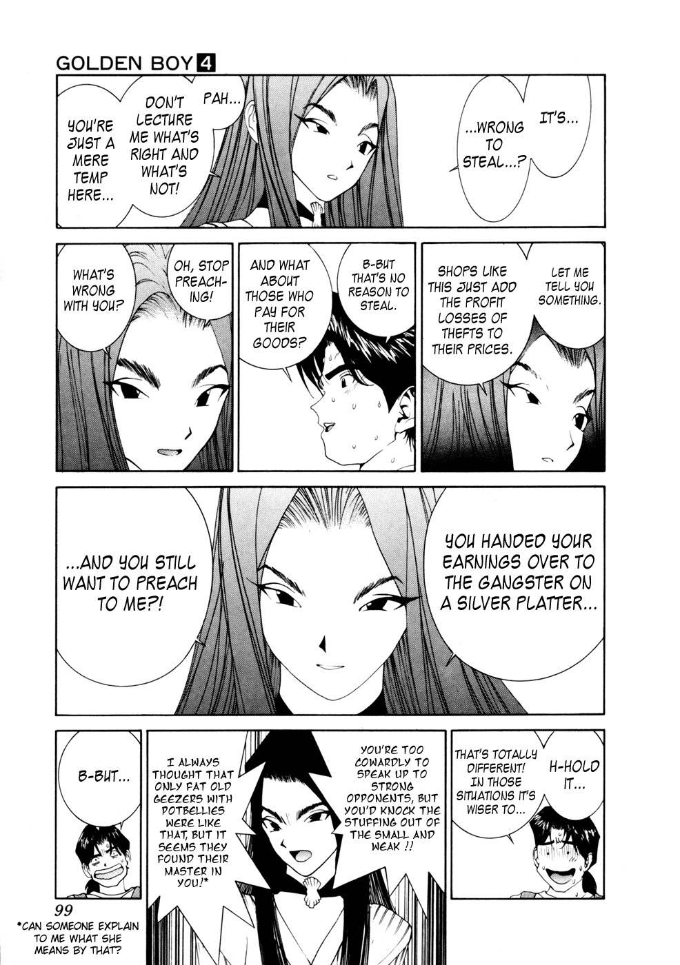 Golden Boy Chapter 22 page 6 - Chapter 22: Seduction of the Stocking