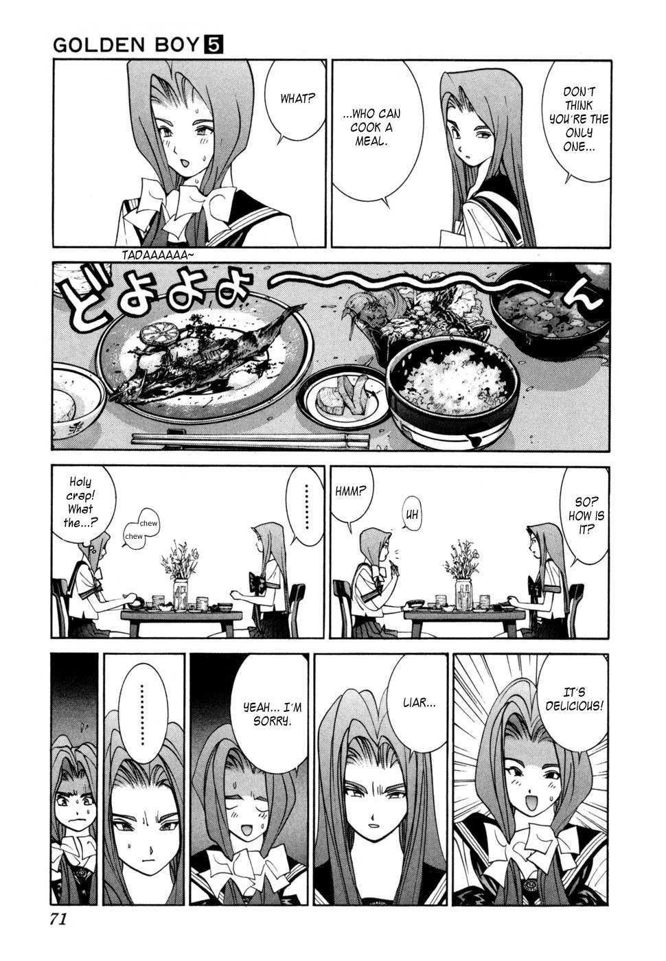 Golden Boy Chapter 32 page 15 - Chapter 32: Miho Gets Exposed