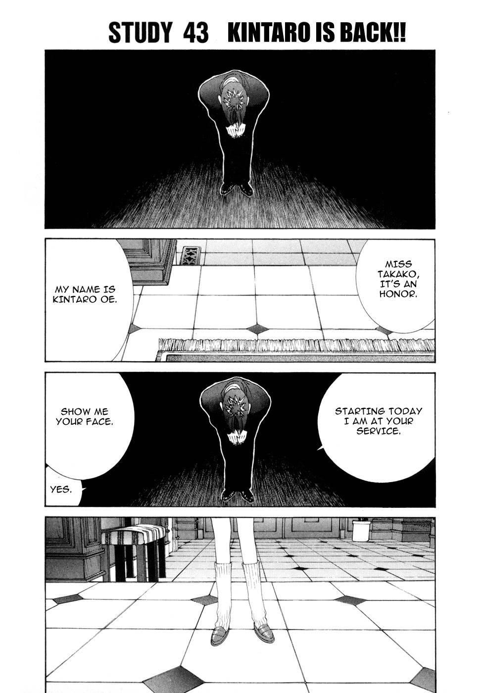 Golden Boy Chapter 43 page 1 - Chapter 43: Kintaro Is Back!!