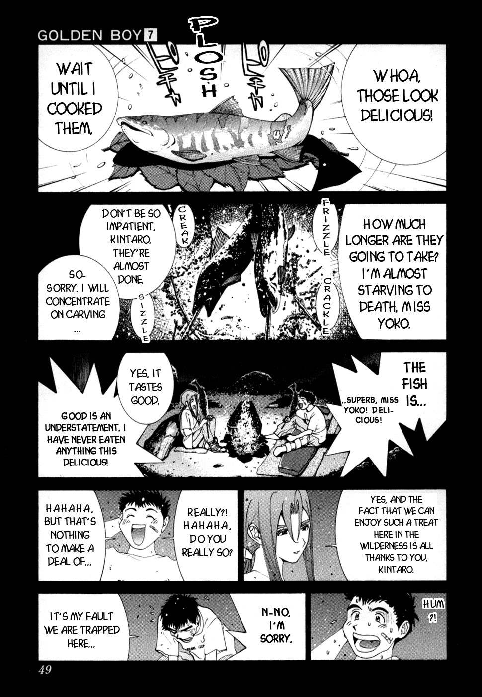 Golden Boy Chapter 53 page 10 - Chapter 53: Kintaro Falls!?