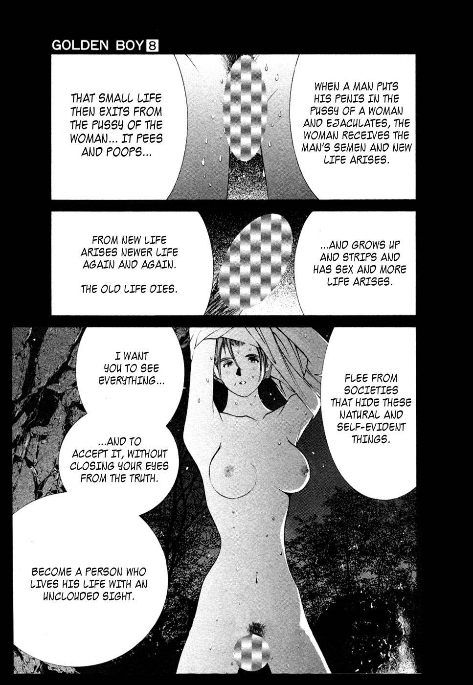 Golden Boy Chapter 62 page 8 - Chapter 62: Pure Nakedness---!!