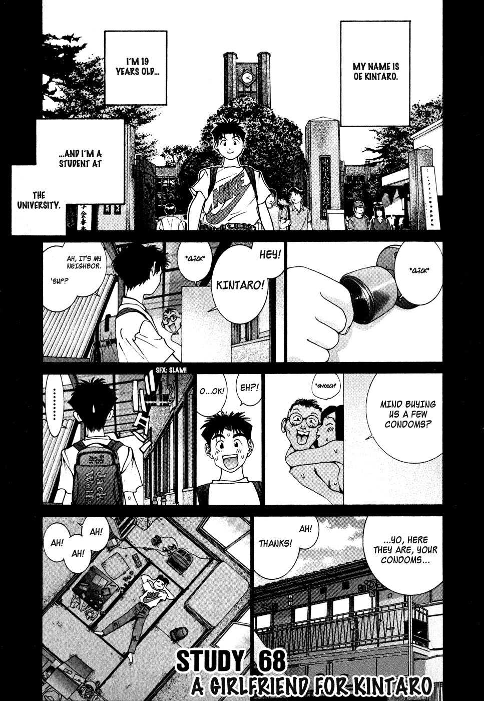 Golden Boy Chapter 68 page 1 - Chapter 68: A Girlfriend for Kintaro!