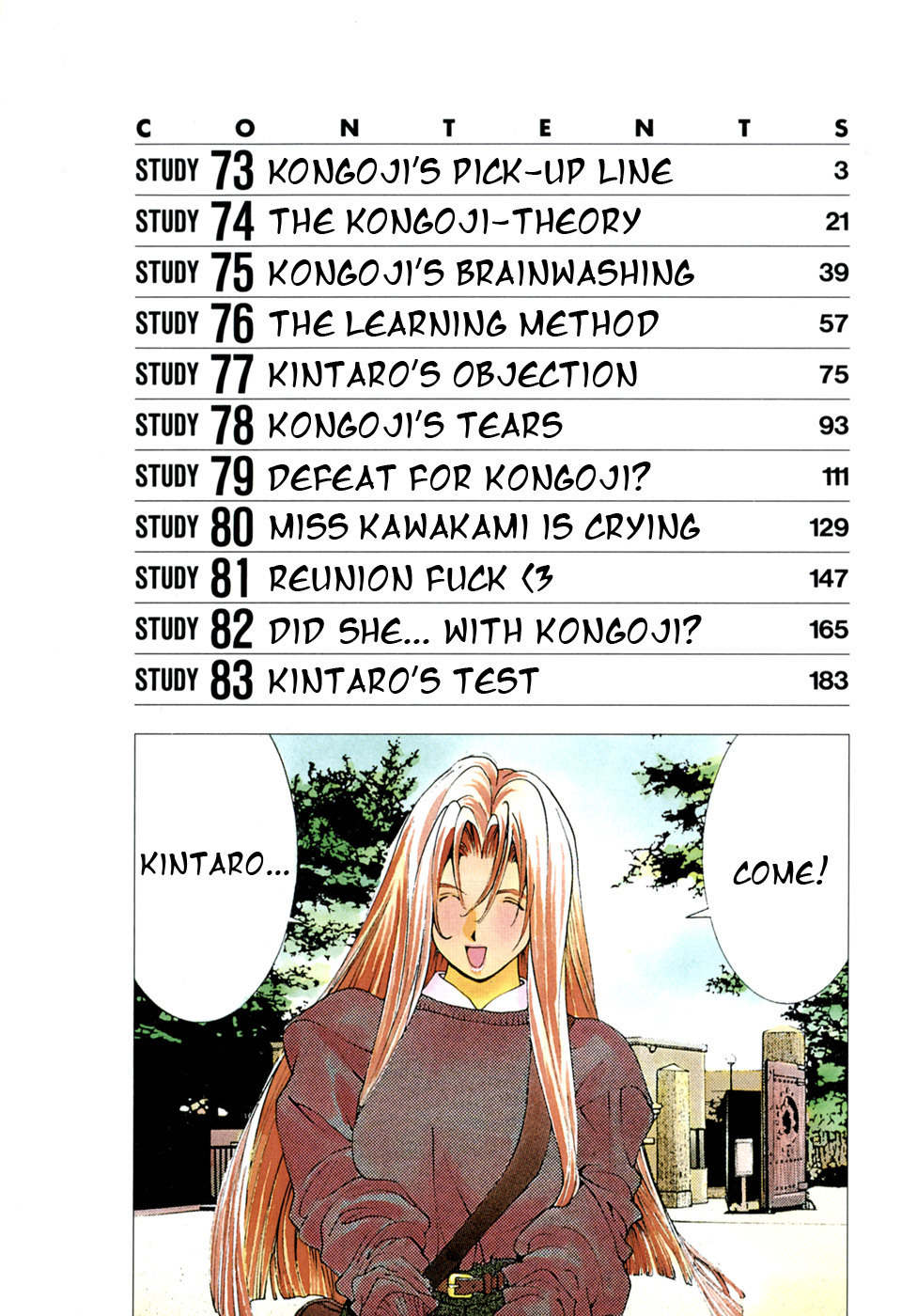 Golden Boy Chapter 73 page 5 - Chapter 73: Kongoji's Pick-up Line