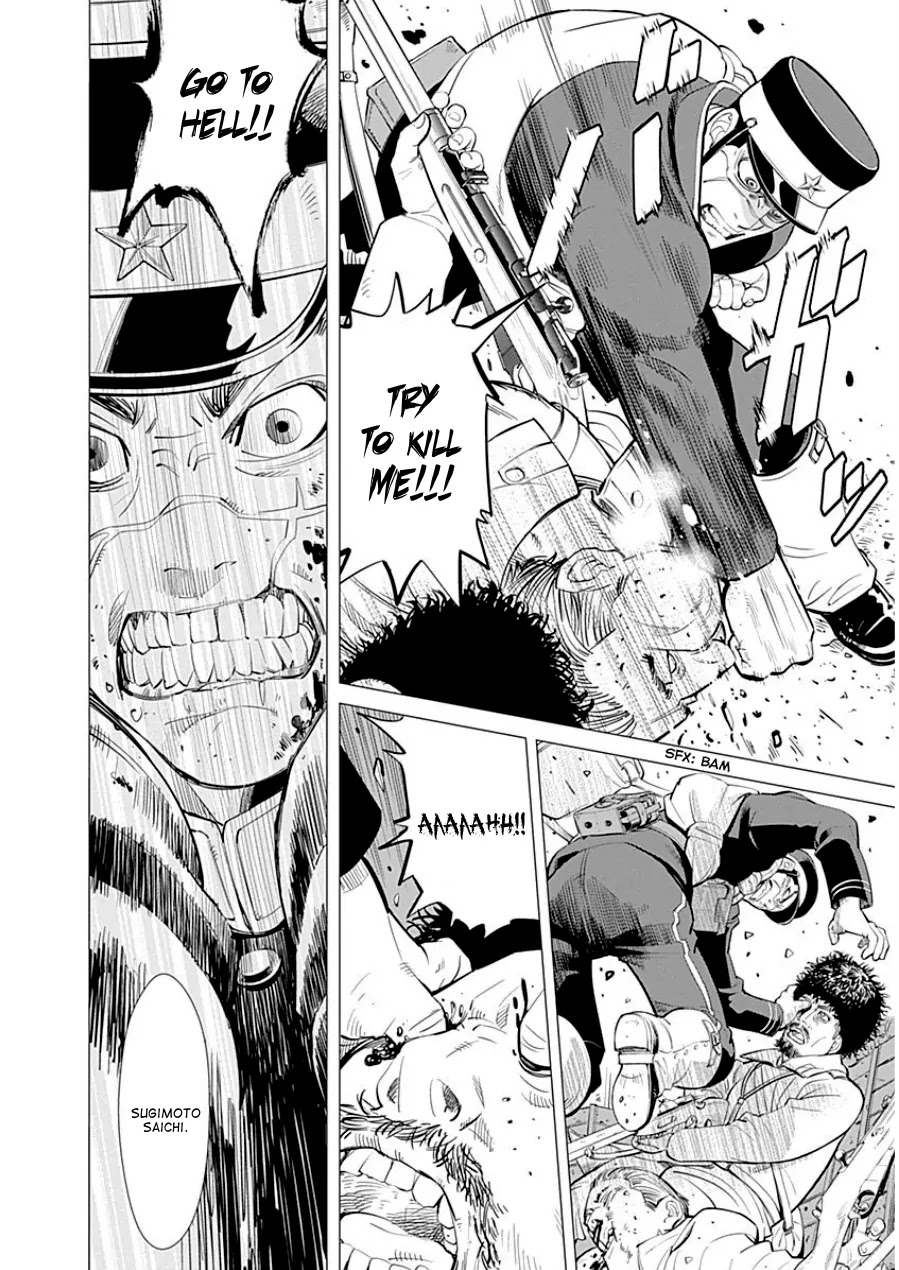 Golden Kamui Chapter 1 page 10 - Chapter 1: Sugimoto the Immortal