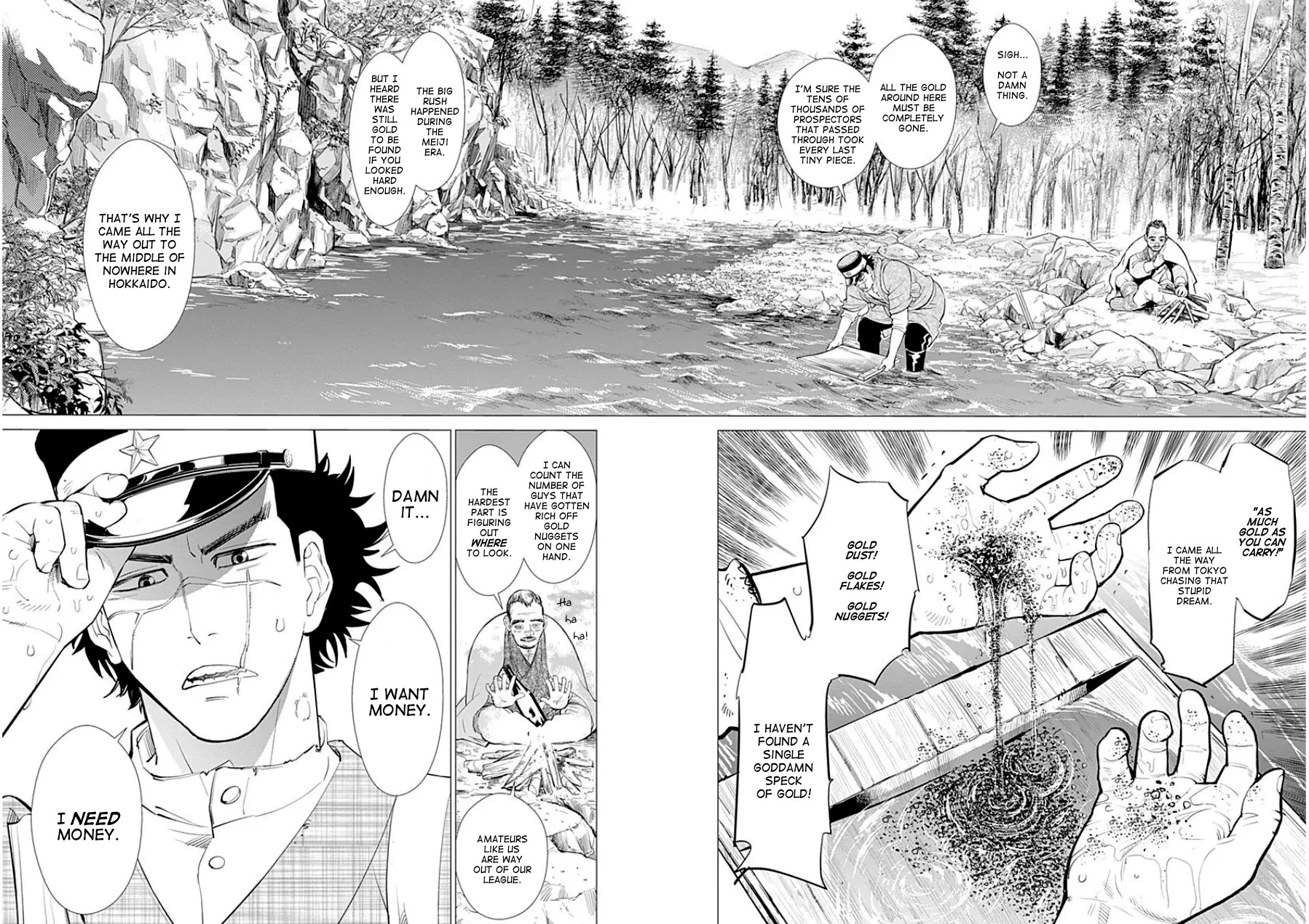 Golden Kamui Chapter 1 page 12 - Chapter 1: Sugimoto the Immortal