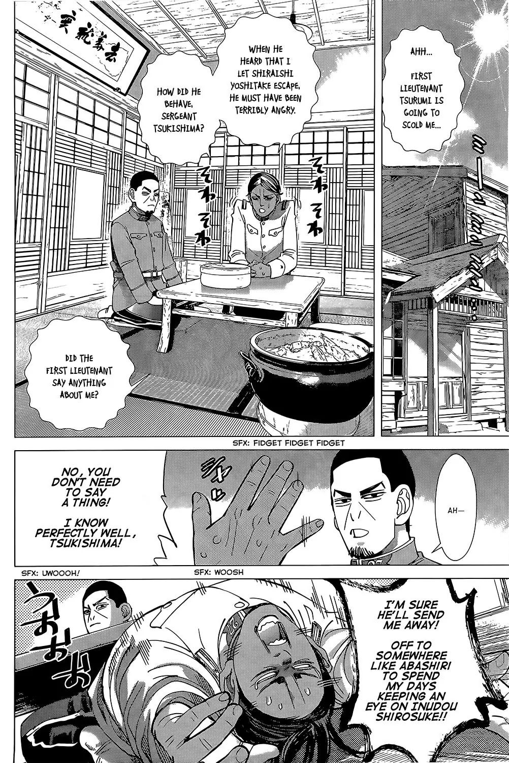 Golden Kamui Chapter 101 page 10 - Chapter 101: Second Lieutenant Koito Gets Scolded