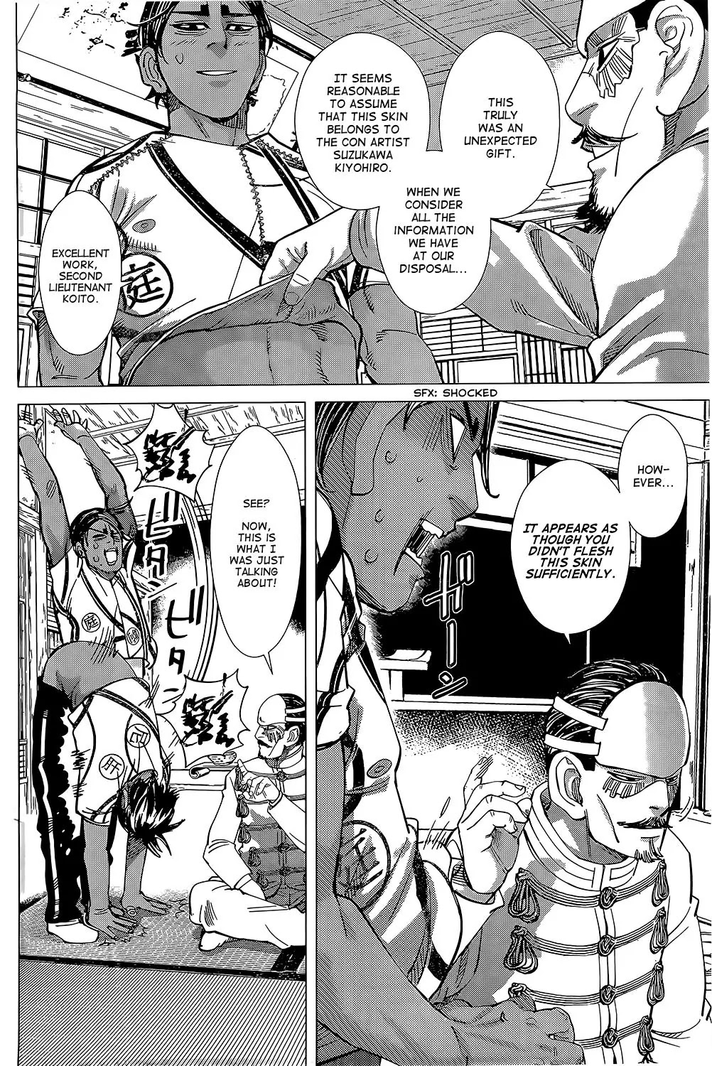 Golden Kamui Chapter 101 page 16 - Chapter 101: Second Lieutenant Koito Gets Scolded
