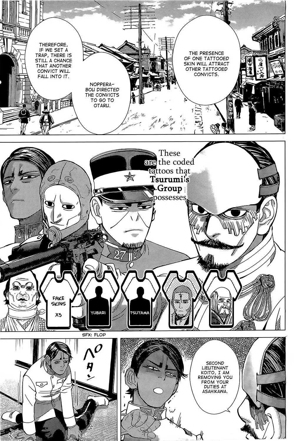 Golden Kamui Chapter 101 page 17 - Chapter 101: Second Lieutenant Koito Gets Scolded
