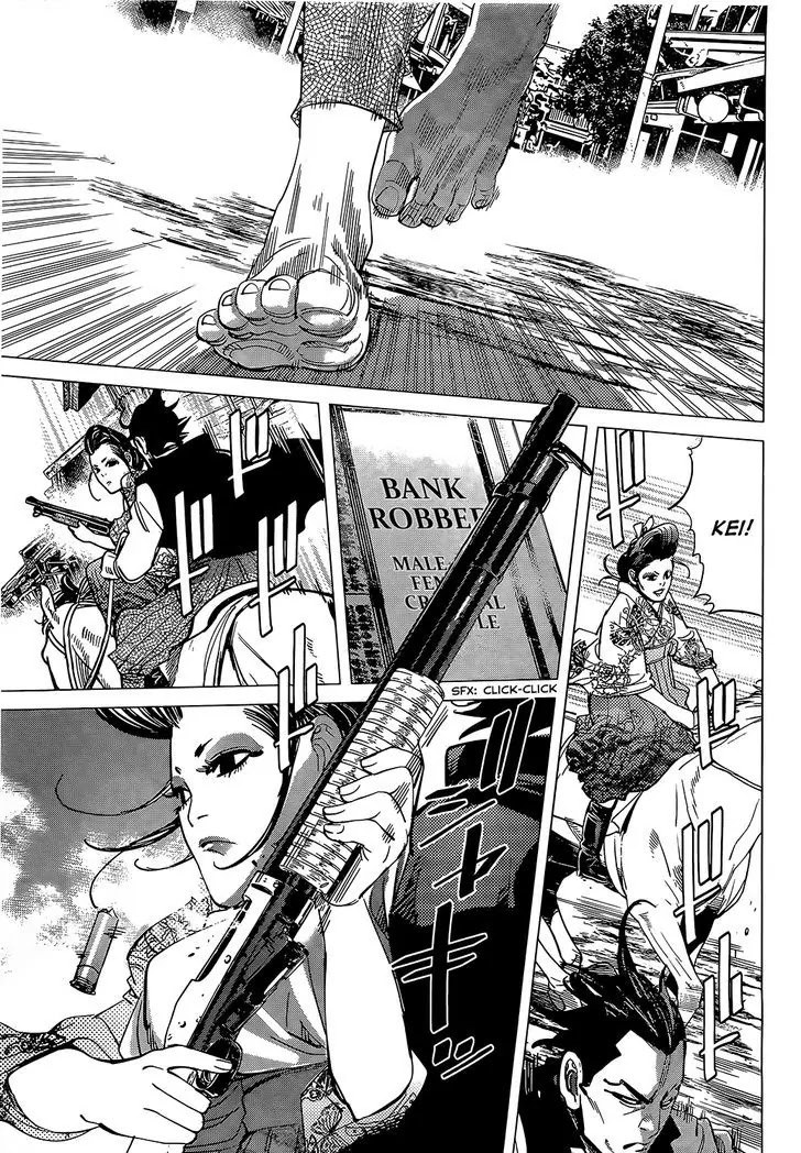 Golden Kamui Chapter 102 page 14 - Chapter 102 : The Lighting Bandit and O-Gin the Viper