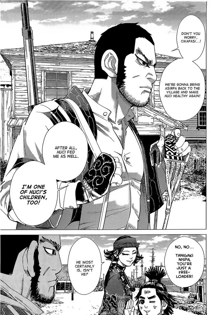 Golden Kamui Chapter 102 page 5 - Chapter 102 : The Lighting Bandit and O-Gin the Viper
