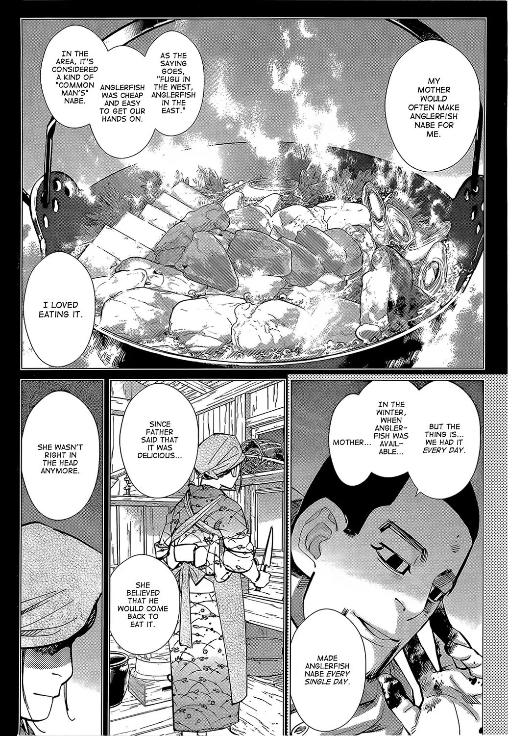 Golden Kamui Chapter 103 page 8 - Chapter 103: Anglerfish Nabe
