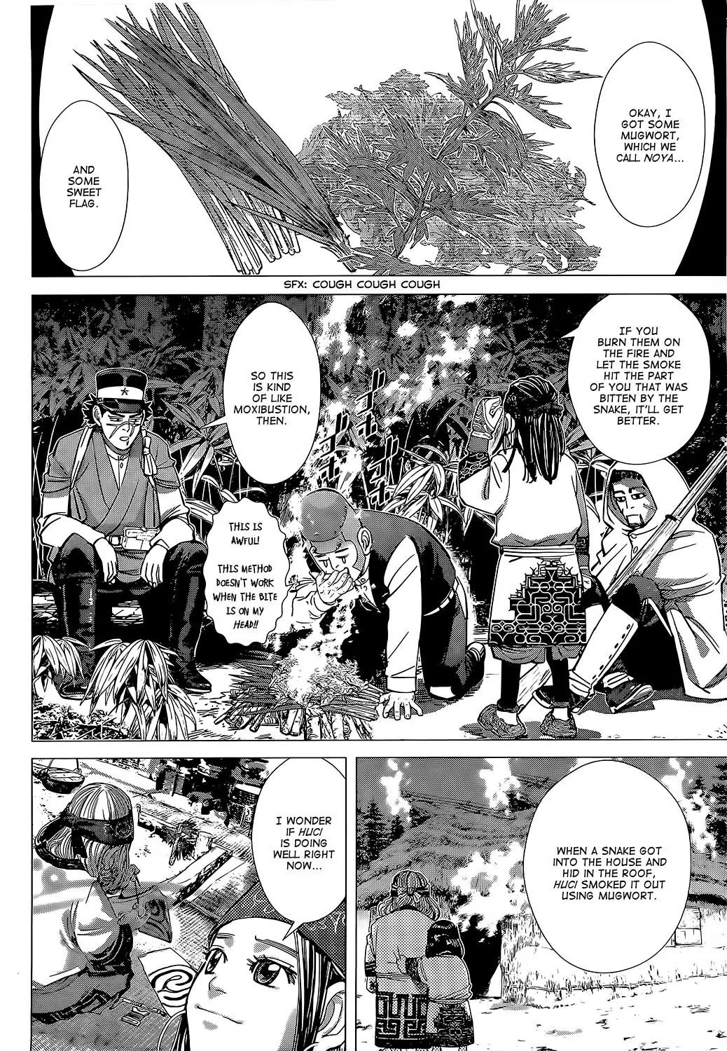 Golden Kamui Chapter 104 page 11 - Chapter 104: A Life and Death Battle Vs the Horrifying Deadly Venom! Deep in the...