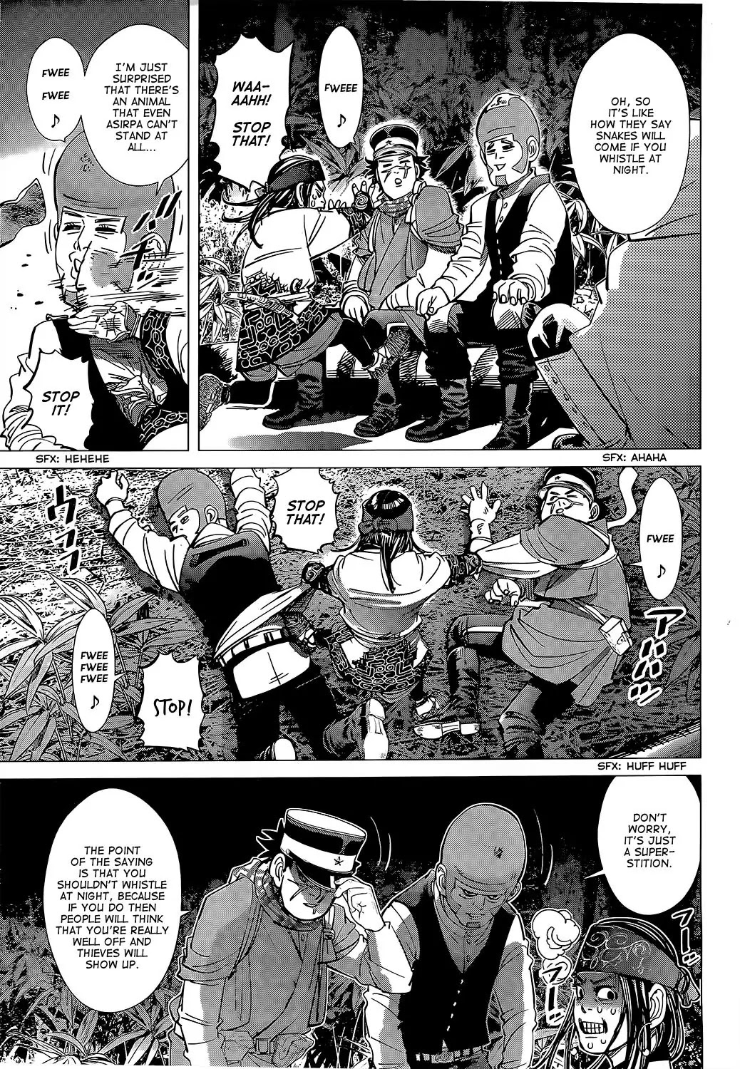 Golden Kamui Chapter 104 page 14 - Chapter 104: A Life and Death Battle Vs the Horrifying Deadly Venom! Deep in the...