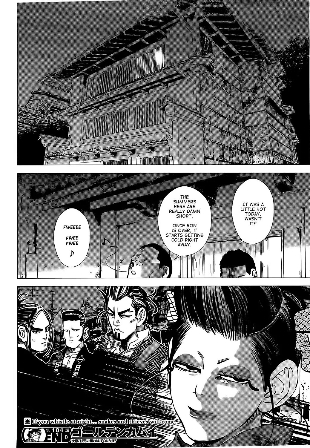 Golden Kamui Chapter 104 page 16 - Chapter 104: A Life and Death Battle Vs the Horrifying Deadly Venom! Deep in the...