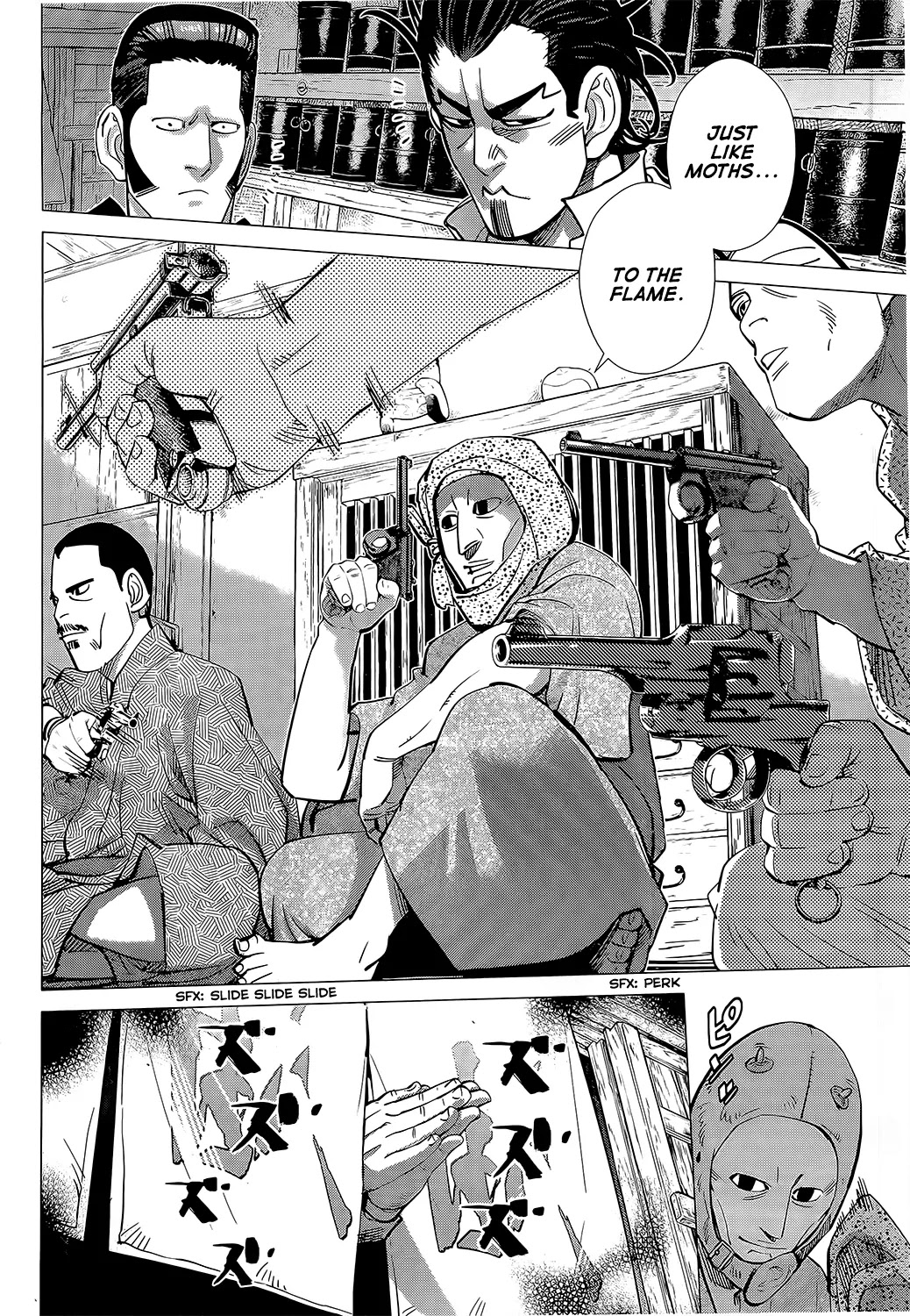 Golden Kamui Chapter 105 page 12 - Chapter 105: Moths to the Flame