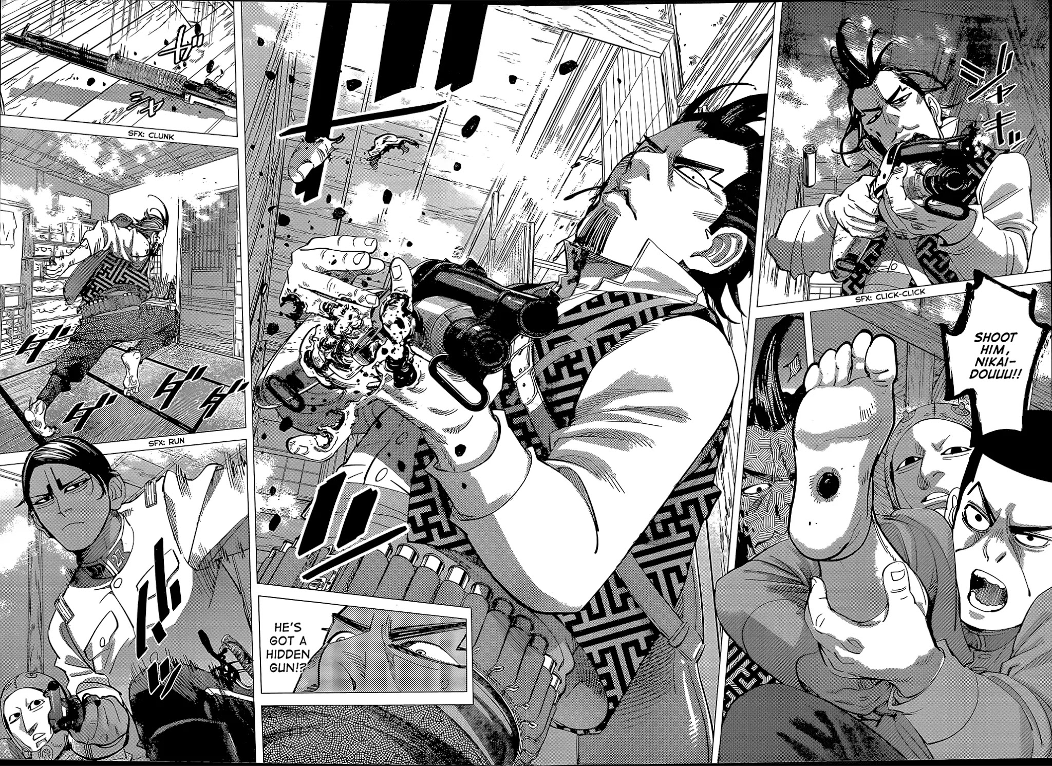 Golden Kamui Chapter 106 page 10 - Chapter 106: Faster than a Speeding Bullet